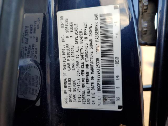 Photo 12 VIN: 1HGCP26729A125339 - HONDA ACCORD 