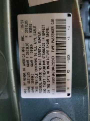 Photo 11 VIN: 1HGCP26738A022803 - HONDA ACCORD 