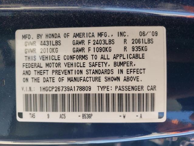 Photo 11 VIN: 1HGCP26739A178809 - HONDA ACCORD EX 