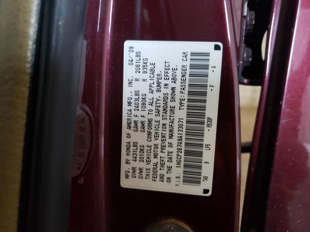 Photo 11 VIN: 1HGCP26749A133071 - HONDA ACCORD 