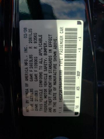 Photo 12 VIN: 1HGCP26758A089399 - HONDA ACCORD 