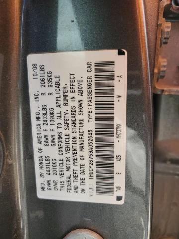 Photo 11 VIN: 1HGCP26759A052645 - HONDA ACCORD EX 