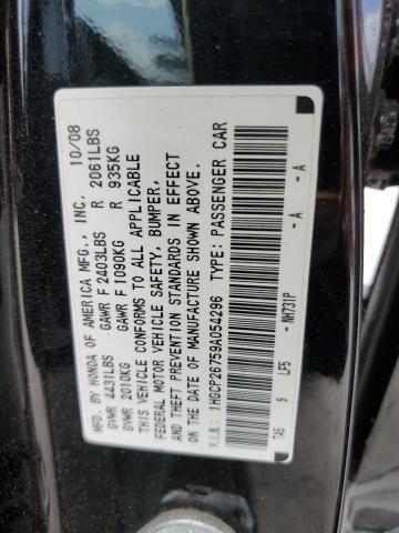 Photo 11 VIN: 1HGCP26759A054296 - HONDA ACCORD EX 