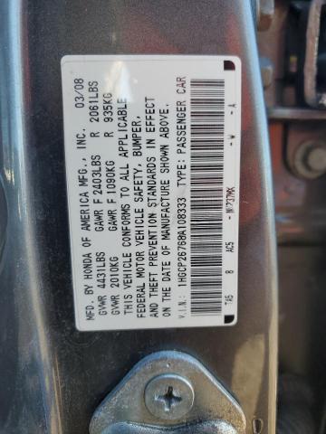 Photo 12 VIN: 1HGCP26768A108333 - HONDA ACCORD EX 