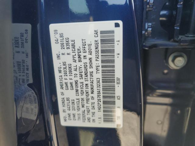 Photo 11 VIN: 1HGCP26769A132343 - HONDA ACCORD 