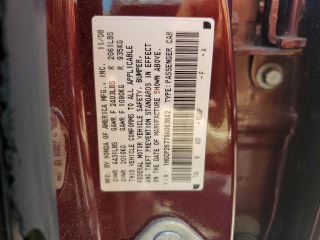 Photo 11 VIN: 1HGCP26779A063842 - HONDA ACCORD 