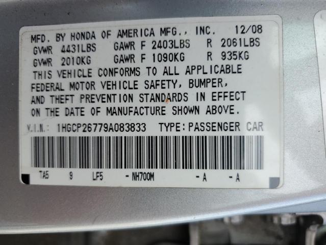 Photo 12 VIN: 1HGCP26779A083833 - HONDA ACCORD EX 