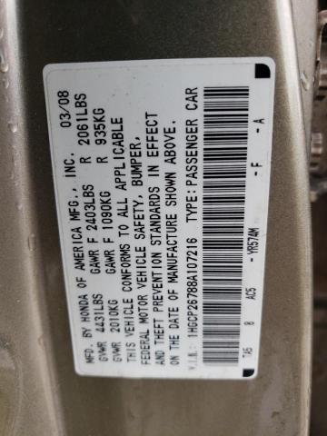 Photo 11 VIN: 1HGCP26788A107216 - HONDA ACCORD EX 