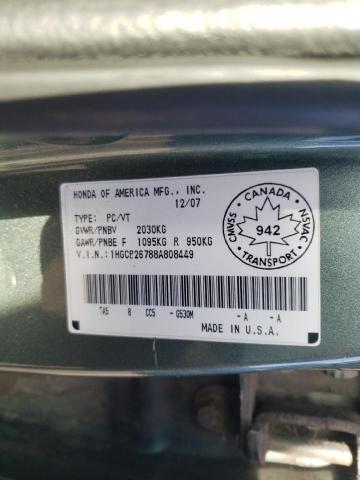 Photo 11 VIN: 1HGCP26788A808449 - HONDA ACCORD 