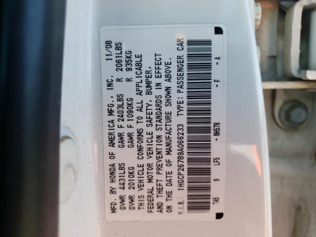 Photo 9 VIN: 1HGCP26789A066233 - HONDA ACCORD EX 