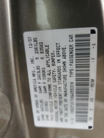 Photo 11 VIN: 1HGCP26798A055319 - HONDA ACCORD EX 