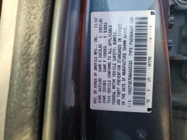 Photo 11 VIN: 1HGCP267X8A045320 - HONDA ACCORD 