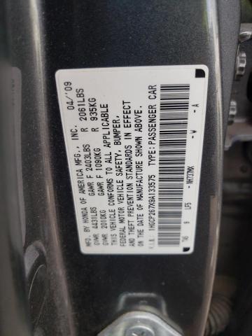 Photo 9 VIN: 1HGCP267X9A133575 - HONDA ACCORD EX 