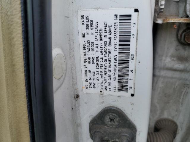 Photo 11 VIN: 1HGCP26808A112872 - HONDA ACCORD EXL 