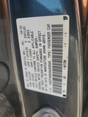 Photo 11 VIN: 1HGCP26809A005645 - HONDA ACCORD EXL 