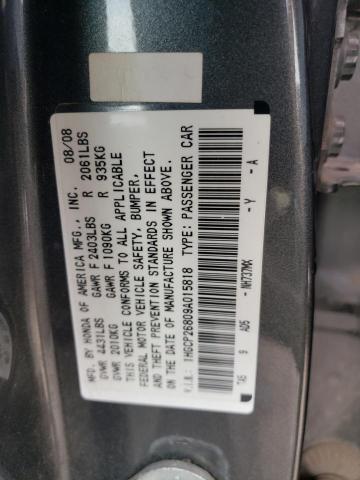 Photo 11 VIN: 1HGCP26809A015818 - HONDA ACCORD 