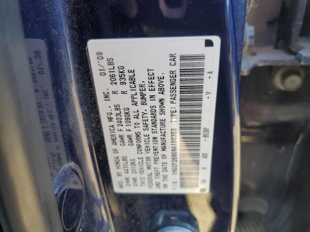 Photo 11 VIN: 1HGCP26809A100383 - HONDA ACCORD 