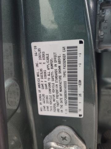 Photo 11 VIN: 1HGCP26809A140222 - HONDA ACCORD EXL 