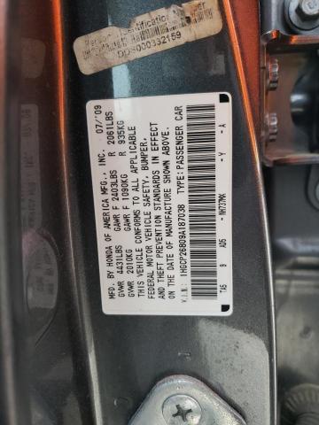 Photo 11 VIN: 1HGCP26809A187038 - HONDA ACCORD 