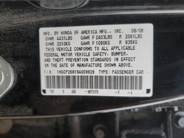 Photo 11 VIN: 1HGCP26819A009929 - HONDA ACCORD 