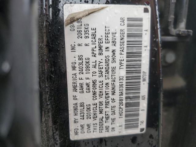 Photo 11 VIN: 1HGCP26819A036130 - HONDA ACCORD EXL 