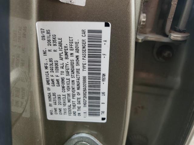 Photo 11 VIN: 1HGCP26828A005886 - HONDA ACCORD 