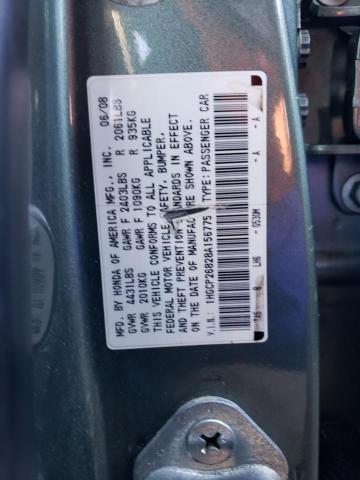 Photo 11 VIN: 1HGCP26828A156775 - HONDA ACCORD 