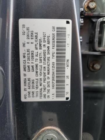 Photo 12 VIN: 1HGCP26829A112549 - HONDA ACCORD 