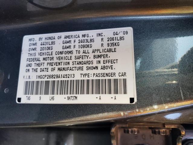 Photo 11 VIN: 1HGCP26829A145213 - HONDA ACCORD 