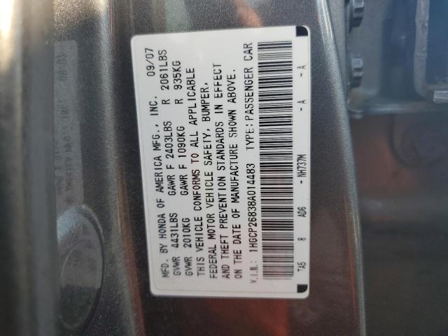 Photo 12 VIN: 1HGCP26838A014483 - HONDA ACCORD EXL 