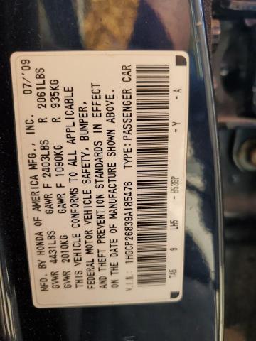 Photo 11 VIN: 1HGCP26839A185476 - HONDA ACCORD EXL 