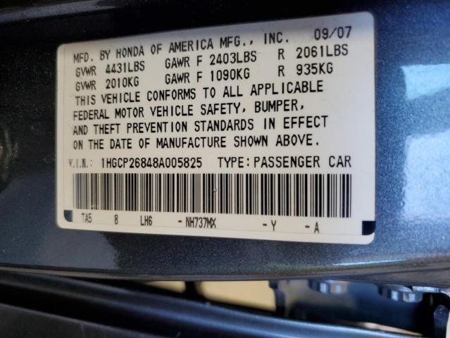 Photo 11 VIN: 1HGCP26848A005825 - HONDA ACCORD EXL 