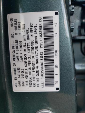 Photo 11 VIN: 1HGCP26858A154082 - HONDA ACCORD EXL 