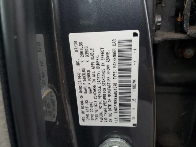 Photo 11 VIN: 1HGCP26869A001678 - HONDA ACCORD EXL 