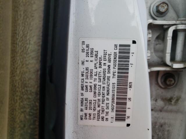 Photo 11 VIN: 1HGCP26869A151015 - HONDA ACCORD EXL 