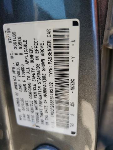 Photo 12 VIN: 1HGCP26869A192132 - HONDA ACCORD 