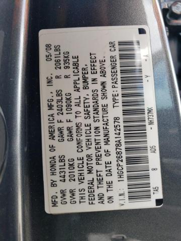 Photo 11 VIN: 1HGCP26878A142578 - HONDA ACCORD 