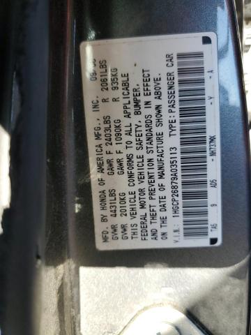 Photo 11 VIN: 1HGCP26879A035113 - HONDA ACCORD 