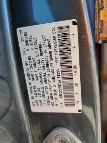 Photo 11 VIN: 1HGCP26879A161293 - HONDA ACCORD EXL 