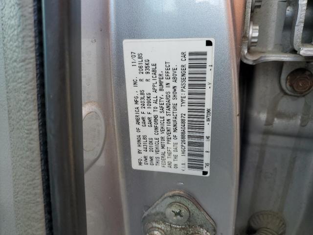 Photo 11 VIN: 1HGCP26888A048872 - HONDA ACCORD EXL 