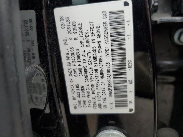 Photo 11 VIN: 1HGCP26888A100145 - HONDA ACCORD EXL 