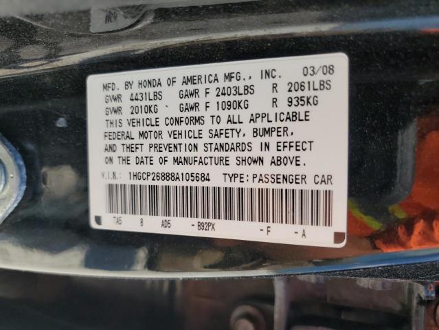 Photo 12 VIN: 1HGCP26888A105684 - HONDA ACCORD 