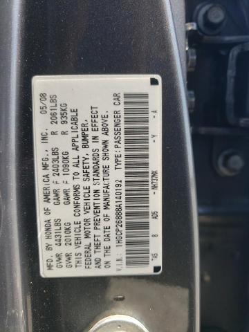 Photo 11 VIN: 1HGCP26888A140192 - HONDA ACCORD EXL 