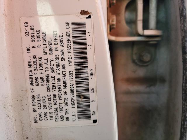 Photo 11 VIN: 1HGCP26889A117593 - HONDA ACCORD 