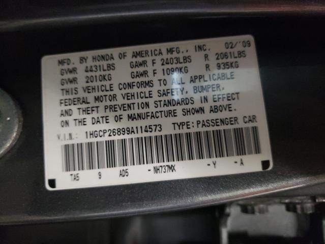 Photo 11 VIN: 1HGCP26899A114573 - HONDA ACCORD EXL 