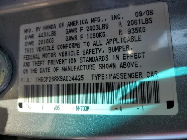Photo 12 VIN: 1HGCP268X9A034425 - HONDA ACCORD EXL 