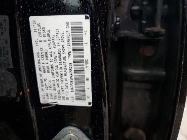 Photo 11 VIN: 1HGCP2E30AA055259 - HONDA ACCORD LX 