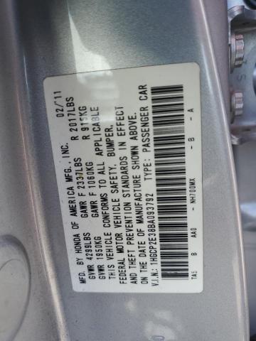 Photo 11 VIN: 1HGCP2E38BA093792 - HONDA ACCORD 