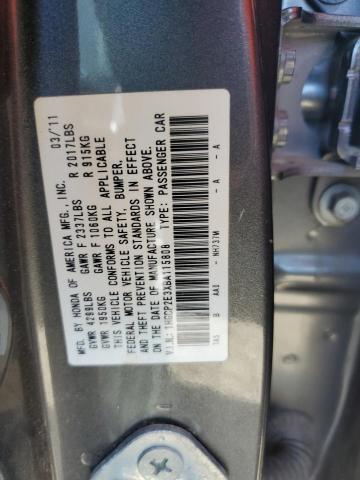 Photo 9 VIN: 1HGCP2E3XBA115808 - HONDA ACCORD LX 