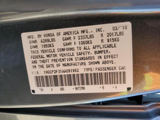 Photo 11 VIN: 1HGCP2F31AA091962 - HONDA ACCORD 